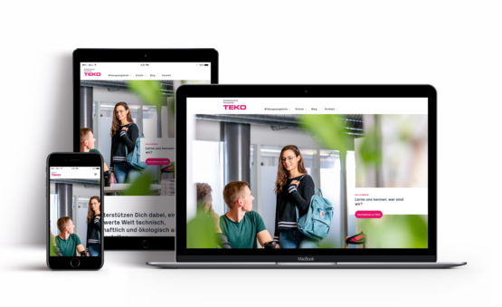 TEKO Website Mockup